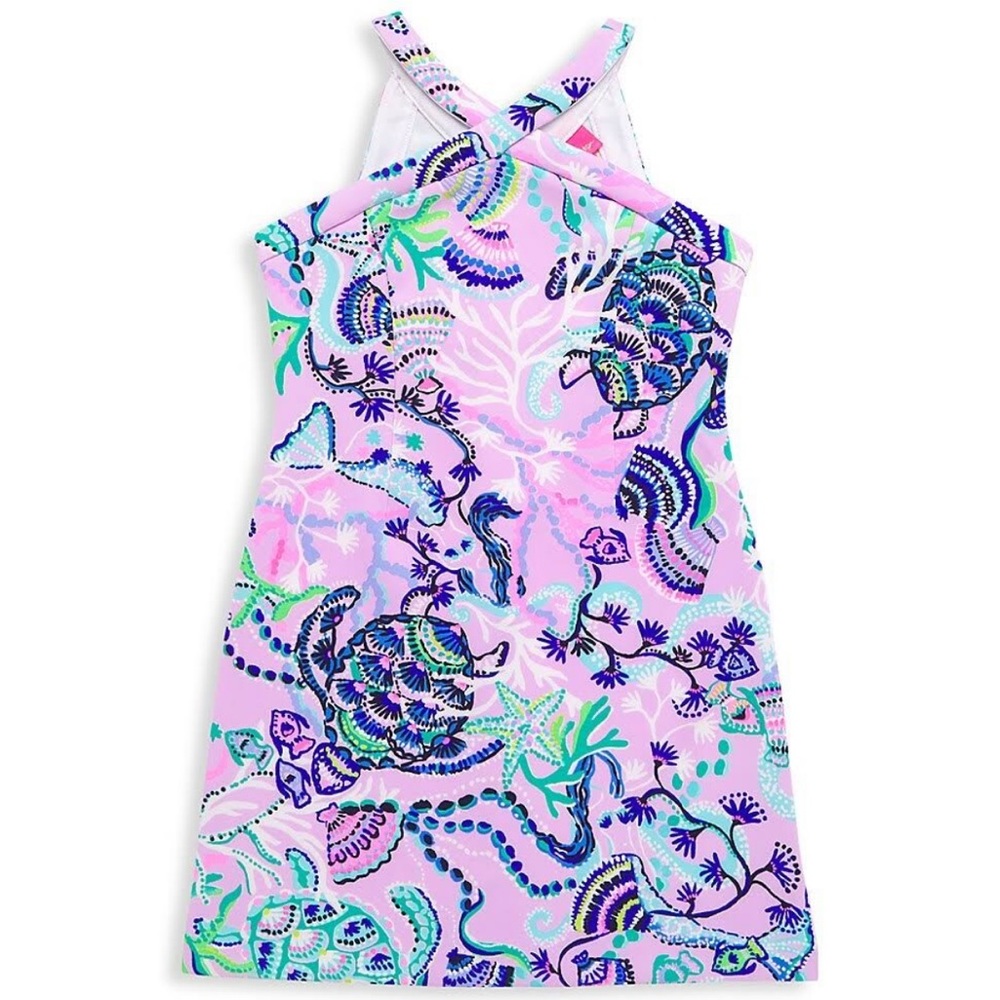 Lilly Pulitzer Pink and Blue Kids Dress